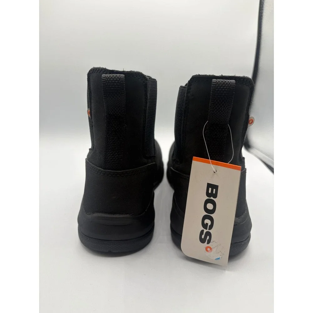 Bogs Womens Shale Leather CT Waterproof Work Boots Black Size‎ 7